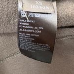 ALLSAINTS  Bora Women's Black/Gray Fleece Open Jacket Size XS Faux Fur Photo 6