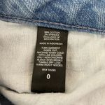 EXPRESS  Cut‎ Off Denim Shorts Size 0 Embroidered Floral Patch Distressed Jeans Photo 9