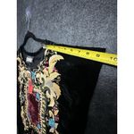 Vintage Collection Black Velvet Embroidered Tunic Top Dress XL 20% Silk Boho NWT Photo 7