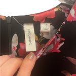 Tacera  Black and Pink Floral Sheath Dress size 12 Photo 2