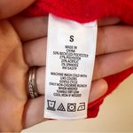 Aeropostale  Red Textured Cable knit Pullover Sweater Soft Plush NEW Size Small Photo 5