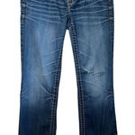 Kut From The Kloth  Blue‎ Kate Low Rise Bootcut Flap Embroidered Jeans Size 6 Photo 0