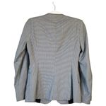 ZARA Micro Houndstooth Blazer Jacket Women's Size 4 Office Career Travel Gray Photo 1