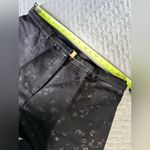 Alfani  Woman Black Pant with Hint of Golden Flower Print 16W Photo 10