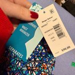 Floral Blue Women's Tankini Size 20W Photo 4