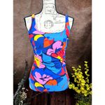 Nautica Bright Colorful Cross Back One Piece Swimsuit In to the Jungle size L Photo 4