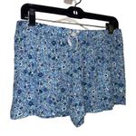 Vintage J&B Womens Floral Print Blue Boxers White Size M Photo 1