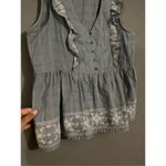 Knox Rose  Ruffle Embroidered Sleeveless Top Cottagecore Size XXL NWOT Photo 5