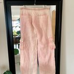 AG Adriano Goldschmied NEW Pink Tie Dye Cargo Pants Photo 1
