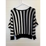 Philosophy Minimalist Pullover Striped Sweater Womens Black & White Medium Vertical Stripes Photo 1