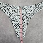 SheIn Black White Dots Thong Bikini Bottom Swimwear Medium Photo 3
