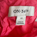 ON 34th Dress Linen halter sleeveless shift dress xs coral Pink Photo 6