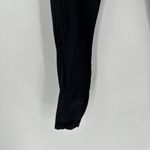Lululemon Black Mid-Rise Elastic Waistband Pull-On Ankle Leggings Size 6 FLAWED Photo 1