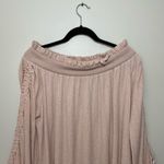 Free People Off the Shoulder Top Ribbon Sleeve Photo 2