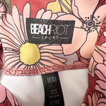 Anthropologie Beach Riot Piper Leggings Marsala Floral Print Size Medium Photo 8