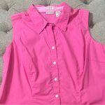 st. john's bay Vintage St‎ John’s Bay Sleeveless Button-Up Top Photo 11