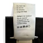 Paige  Anessa Black Coated Wide Leg Jeans High Rise Cropped Women’s Size 32 Photo 9