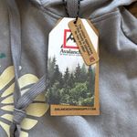 Avalanche  Heather Gray Hoodie with Floral Design Photo 2