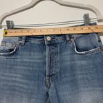 Free People  Maggie Mid Rise Straight Leg Jeans Size 25 Distressed Photo 6
