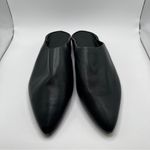 Vince NWOB  Black Leather Cayslip Flat Mules size 11M women slip on Photo 2