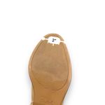 Qupid  Tobin Taupe‎ Whipstitch Slip On Block Heel Booties Sz 6.5 Photo 13