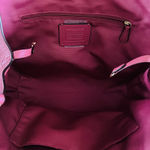 Coach  Lexy Rouge Pink Pebbled Leather Shoulder Bag Photo 8