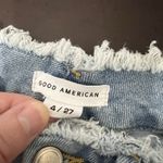Good American  Classic Slim Bootcut Jeans Women's Size 4/27 Light Wash High Rise Photo 6