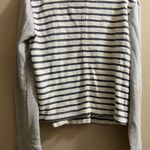 Lou & grey  By Loft Striped Zip Up Moto Jacket Size M Photo 5