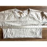 Gymshark ‎ Gray Cropped Long Sleeve Athletic Top Sweatshirt Women's Size M Photo 9