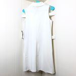 Alyn Paige  Medium Ivory Sleeveless Dress with a Cuffed Neck Photo 1