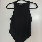 ZARA MOVING SALE  Black High Neck Halter Bodysuit Photo 7