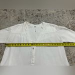 Free People  Yucca Double Cloth Top in optic white Size Small oversized Photo 7