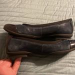 Clarks Women's Neenah Garden Ballet Flat Black and Blue Size 7 Comfort Casual Photo 4