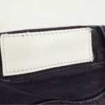 RE/DONE  Originals High Rise Ankle Crop Jeans: Faded Black Wash Photo 8