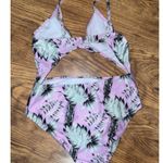 Boohoo BANANA LEAF CUT OUT BOW SWIMSUIT Photo 2