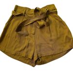 Forever 21 Mustard High Rise Contemporary Mini Shorts Women's Size XS | 25-5-2 Photo 0