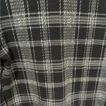 ZARA  Black & White Plaid Boxy Fit‎ Crew Neck Sweater Women's M Photo 1