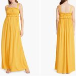 BB Dakota by Steve Madden Sunflower Yellow Grooves Sleeveless Maxi Dress Size S Photo 1