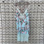 Victoria's Secret Dream Angels Chantilly Lace Aqua Blue Floral Slip Dress MEDIUM Photo 3