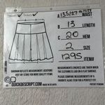 American Eagle  Outfitters Denim Skirt Womens Size 2 Black Button Fly Grunge Goth Photo 3