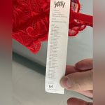 YITTY NWT‎  Red Lace bodysuit size medium Photo 4