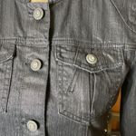 Chico's EUC Chico’s Denim Metallic Jacket Size 0 Photo 1