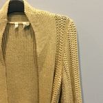 Anthropologie Moth Open Gold Cardigan Sweater Photo 1