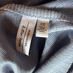 & Other Stories & Other Stories Organic Blend Cotton Jersey Wrap Tiered Mini Dress in Dusty Blue Photo 5