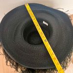 Nordstrom Italy Wide Brim Rhinestone Feather Church Wedding Formal Hat Black New Photo 6