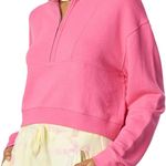 Sincerely Jules Hot Pink Pull Over Half Zip Photo 0