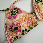 Aerie NEW Floral Paisley Triangle String Bikini Top Size Small Photo 1