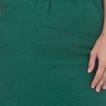 Lauren James Lauren James Scalloped Seersucker Skirt in Green Size XS Photo 0