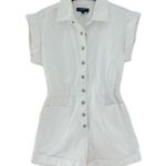 BLANK NYC White Denim Romper Sz S Photo 2