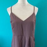 Lulus  Reinette Mauve Purple Midi Dress Party Cocktail Wedding Bridesmaid Size XL Photo 3